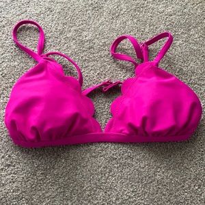 pink bathing suit top